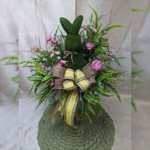 Faux Bunny Centerpiece